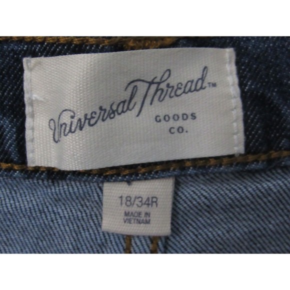 Universal Thread Women Jeans Size 18 Blue Vintage Stretch Faded Distressed Denim - Picture 3 of 4